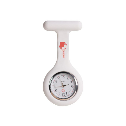 Silicone Nurse Watches White